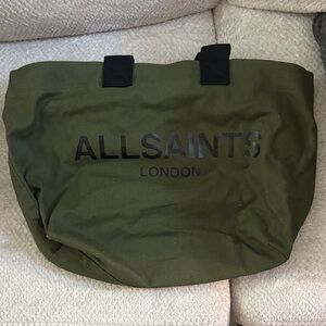 All Saints Olive Duffel Bag